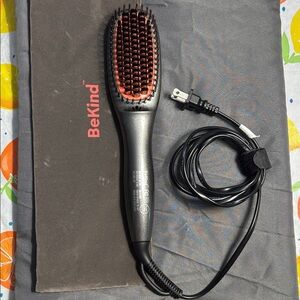 BeKind Anion Hair Straightening Brush ANTI SCALD Design Hot Iron Brush
